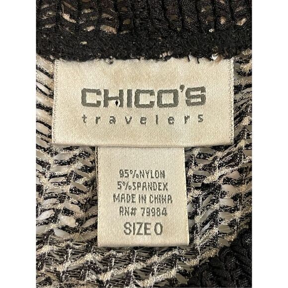 Chicos women’s bundle lot cardigan and long sleeved shirt size 0 or small - Picture 8 of 13